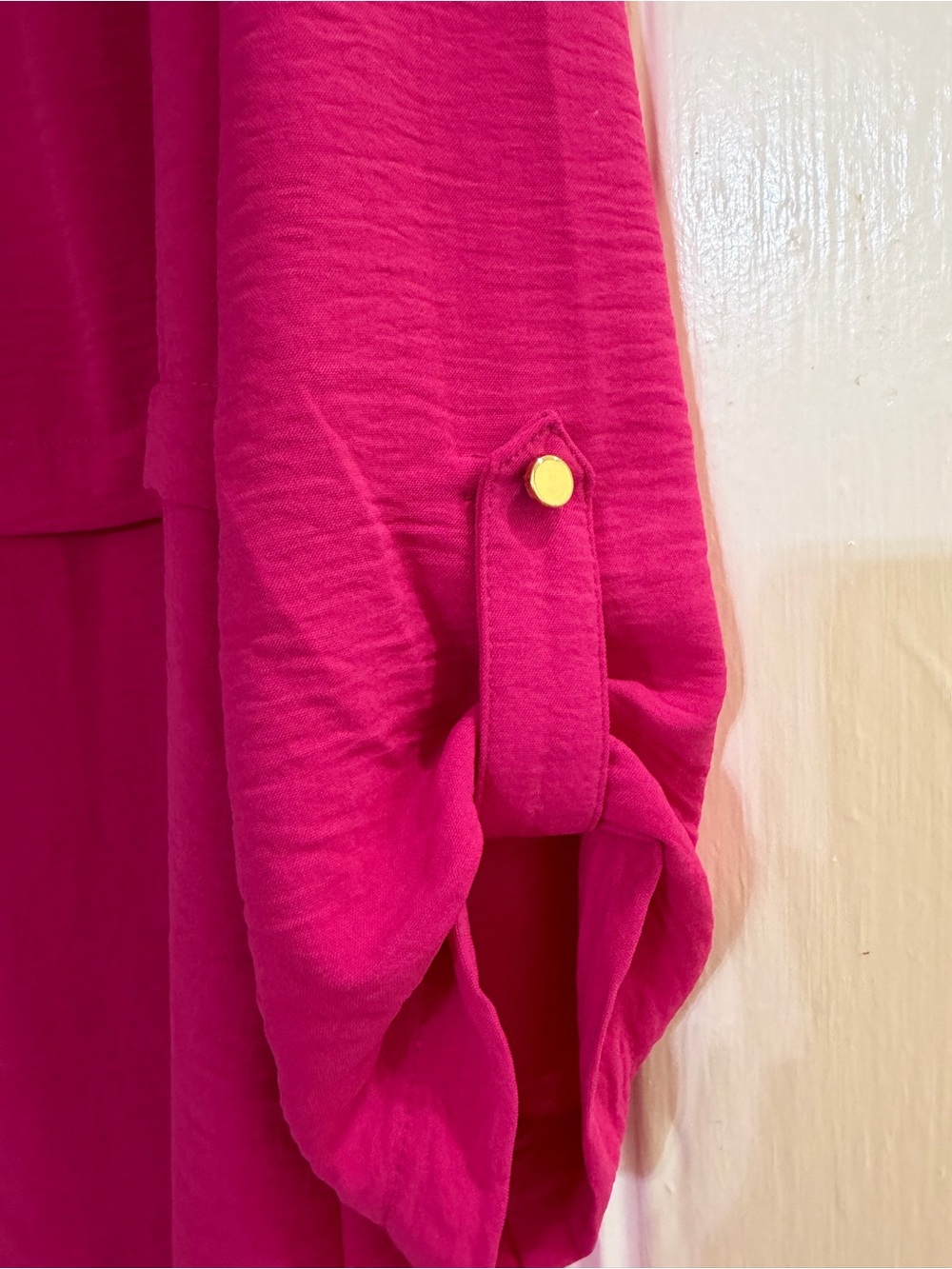 SOHO Women's Fuchsia Open Front Blazer - Picture 5 of 6